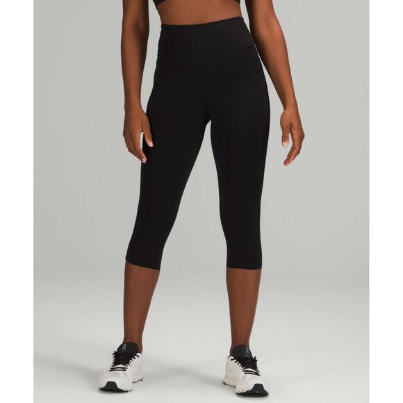Lululemon Pants - Lululemon Base Pace High-Rise Crop Leggings 17" Black Size 4